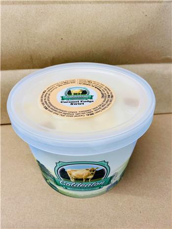 Coldeaton Jersey Ice Cream - Caramel Fudge Swirl (480ml)